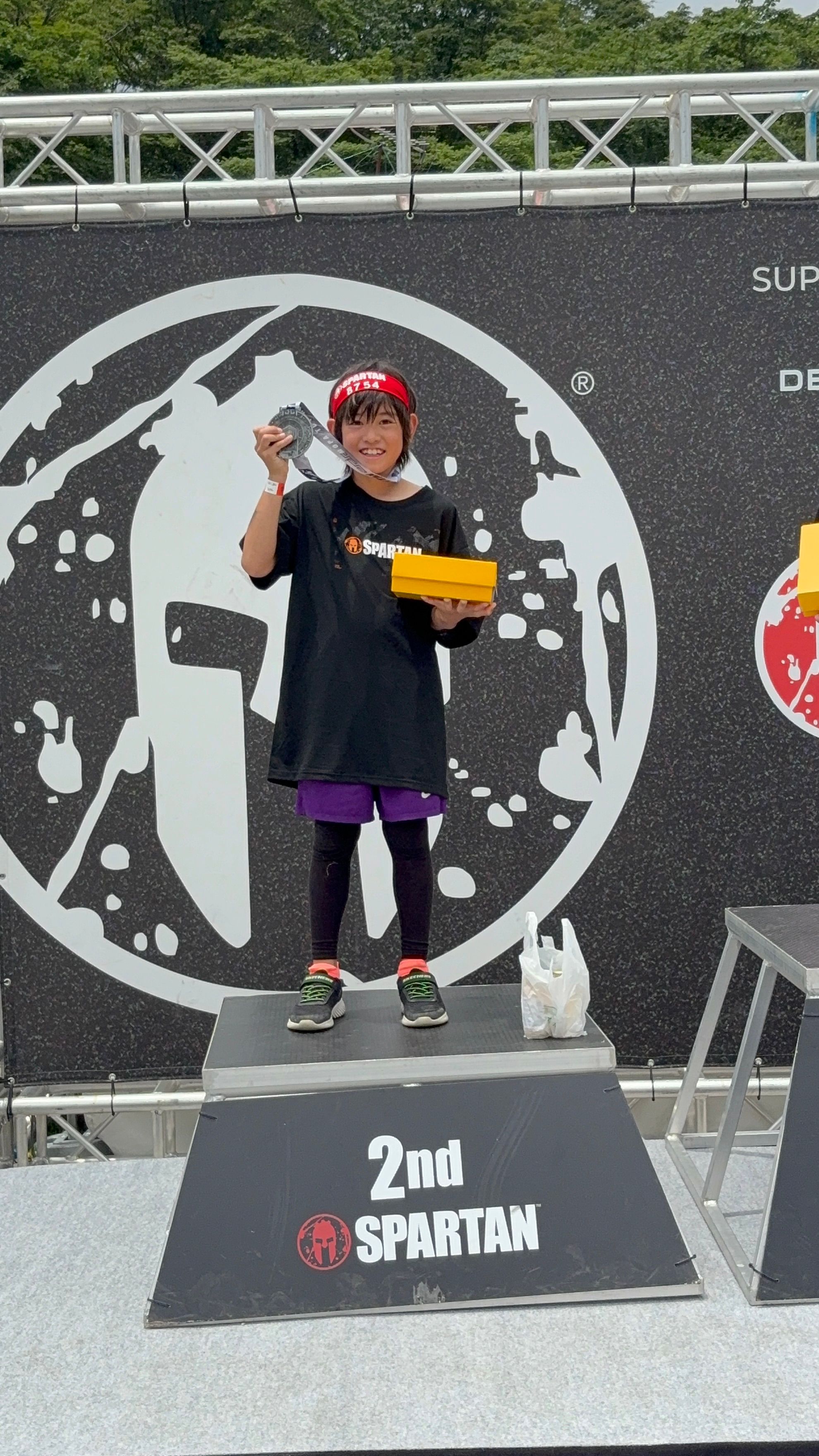 ｽﾊﾟﾙﾀﾝﾚｰｽ！富士裾野！
9-11歳区分、🥈銀メダル